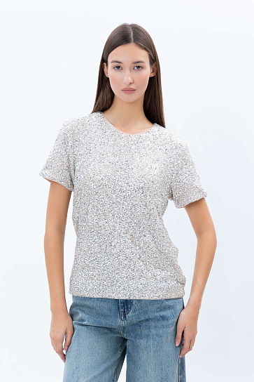 Женская футболка AW24WES-21245-207419 фото