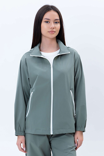 Женская ветровка средняя длина AW24WES-21174-207867 фото