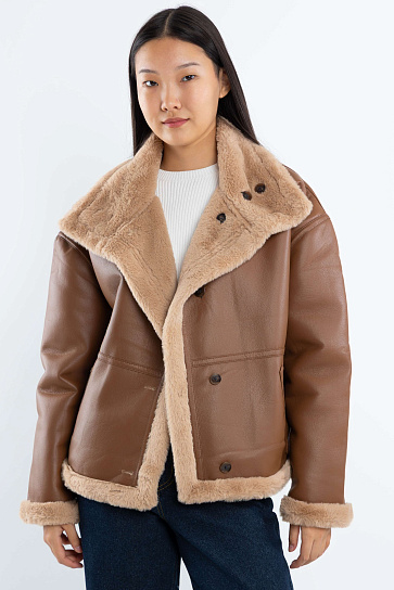 Женская дубленка AW25WES-21148-334225 фото